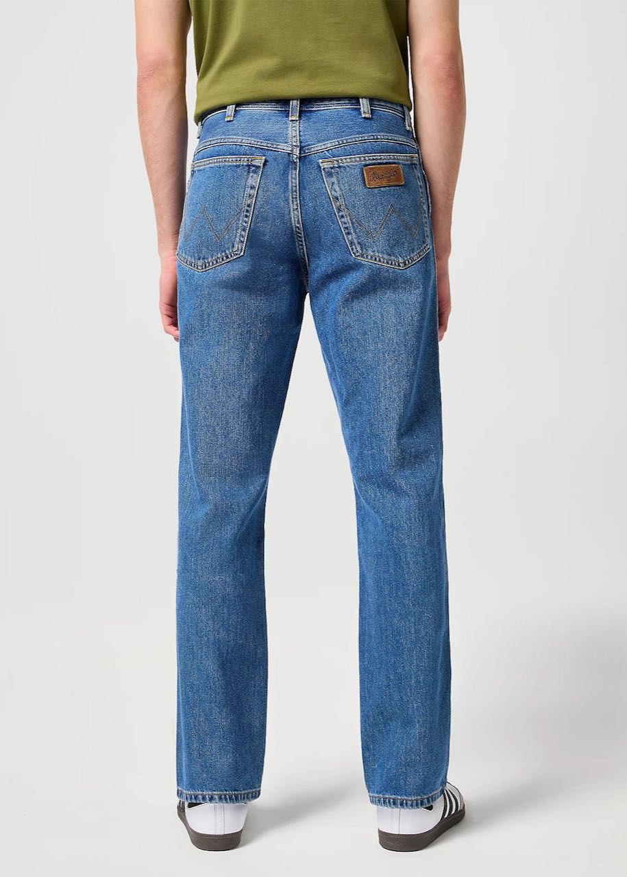 dietro Jeans Uomo Texas Vintage in Stonewash di Wrangler
