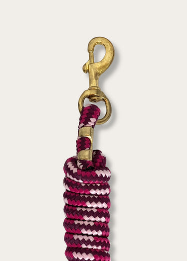 Longhina avec mousqueton bordeaux, rose et fuchsia par Weaver Leather