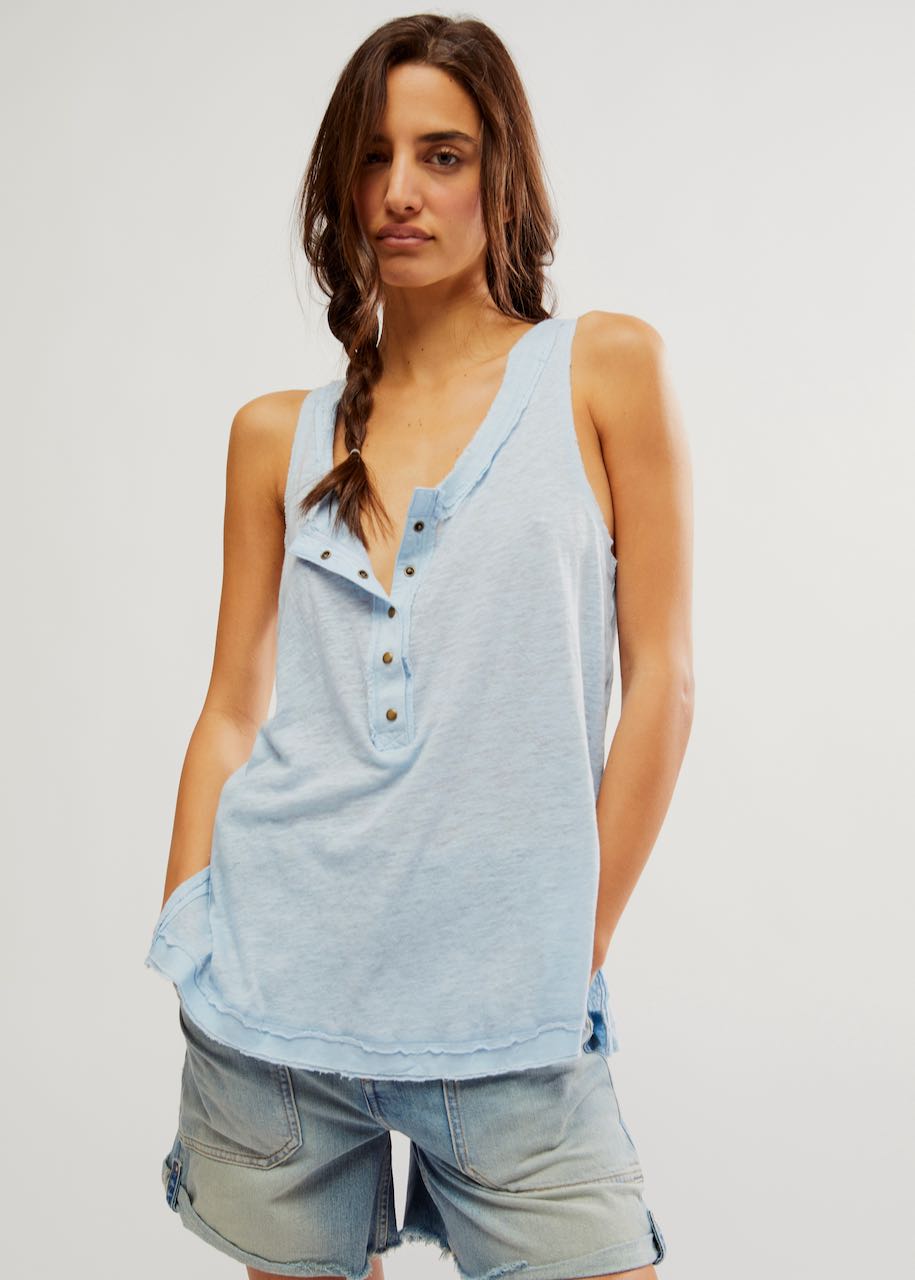 canotta love language solid tank color Dowshine di Free People