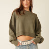 maglia easy street in dried basil di Free People