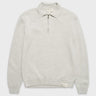 maglia Half Zip Polo Knit Heather Grey by Cat