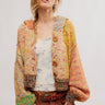 Maglia Vibe Check Hoodie Rainbow Combo di Free People