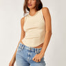 maglietta Kate Tee Bleached Sand di Free People