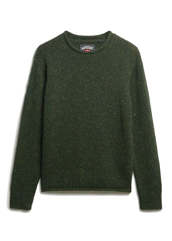 Maglione Donegal in Green di Superdry
