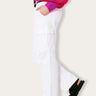 pantalone cargo donna colore bianco di Q2