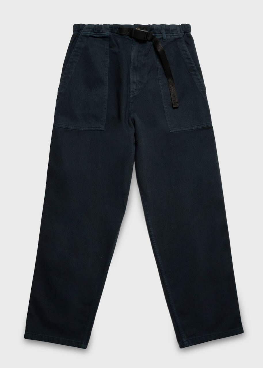 Pantaloni unisex Twill Clip in Blue Night by Cat