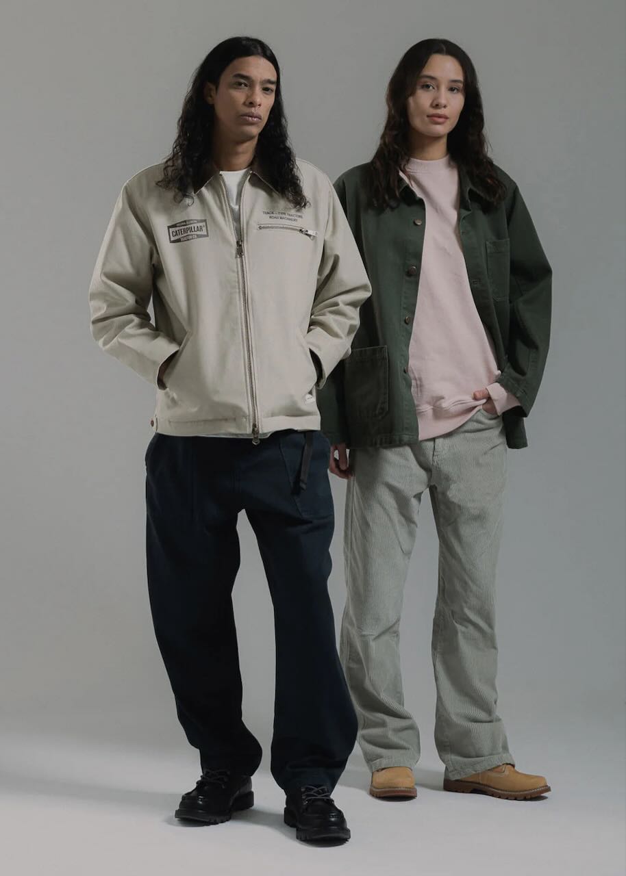 unisex Pantaloni unisex Twill Clip in Blue Night by Cat