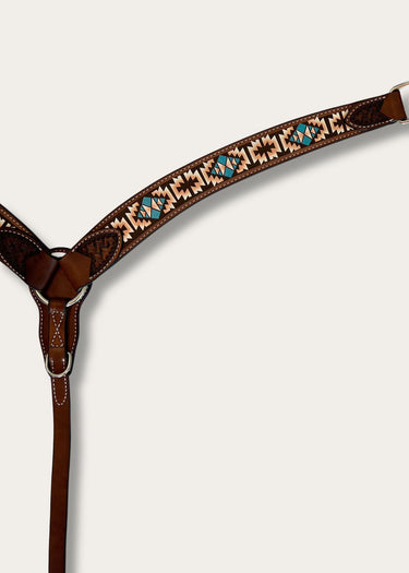 Pettorale Aztec Contoured di Turquoise Cross