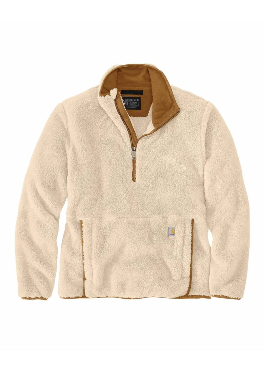 Pile donna Loose Fit Fleece in Oat Milk di Carhartt