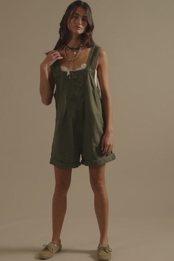 video Shortalls We The Free Jude Donna Denim by in verdant Free People