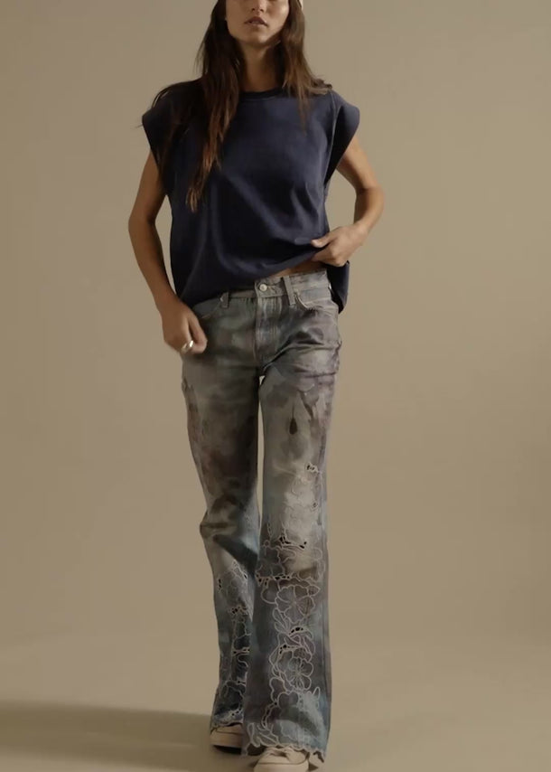 video Jeans We The Free Illusions Cutwork Donna by Free People