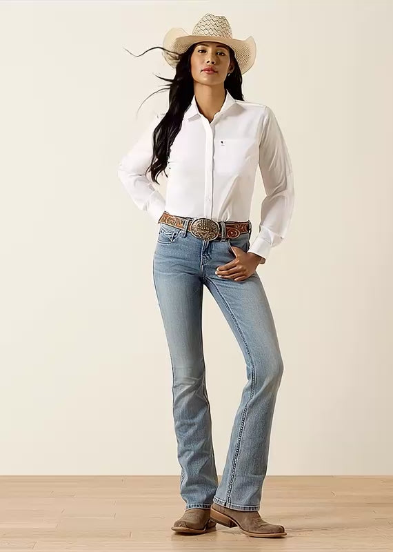 video Jeans donna Nayelli Perfect Rise Bootcut in Brisbane by Ariat