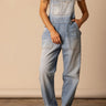 Damen Billy Overalls Kimes Ranch in Denim Stretch Streifen Denim