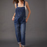 Salopette in Jeans Ziggy Denim Overall Inky Indigo di Free People