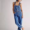 Salopette in Jeans Ziggy Denim Overall Shapphire Blue di Free People