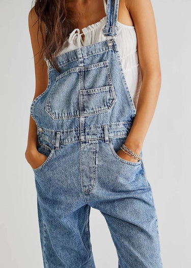 davanti Salopette Ziggy Denim Overall in Powder Blue | Free People