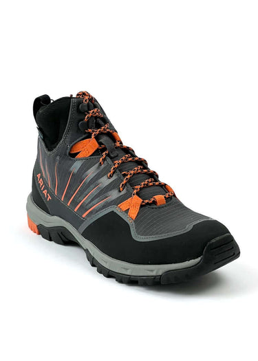 dettaglio punta Scarpone uomo Skyline Solaris in Shadow Grey|Flame Orange di Ariat
