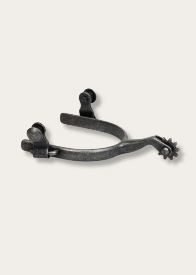 Speroni donna in acciaio brunito Roping Spur di Weaver Leather