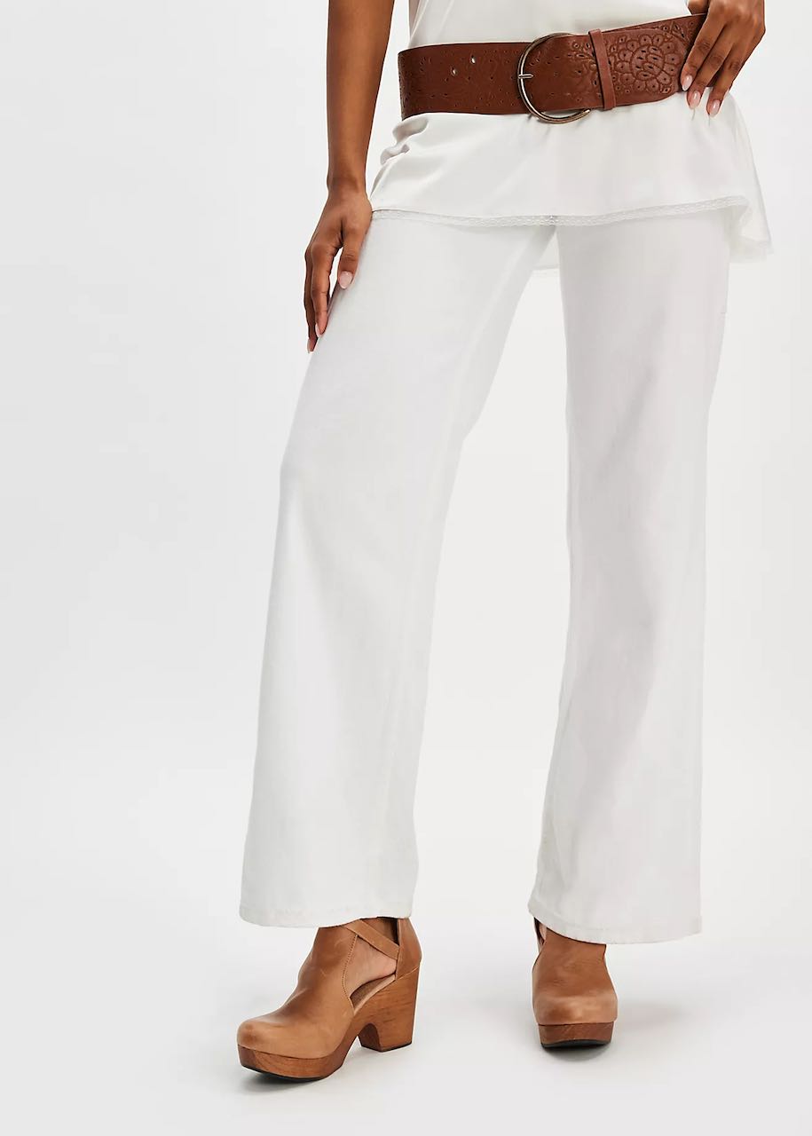 Stivaletti Cedar Leather Clogs in Tan Leather by Free People