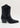 Cowboy Boots Women's Cat Nap Cowboy by Free People in black leather with tapered toe and block heel.