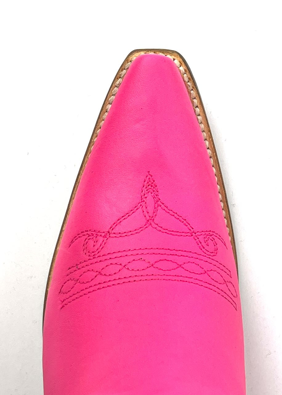 punta stivaletti texani per donna colore fuchsia modello Z5137 di Corral