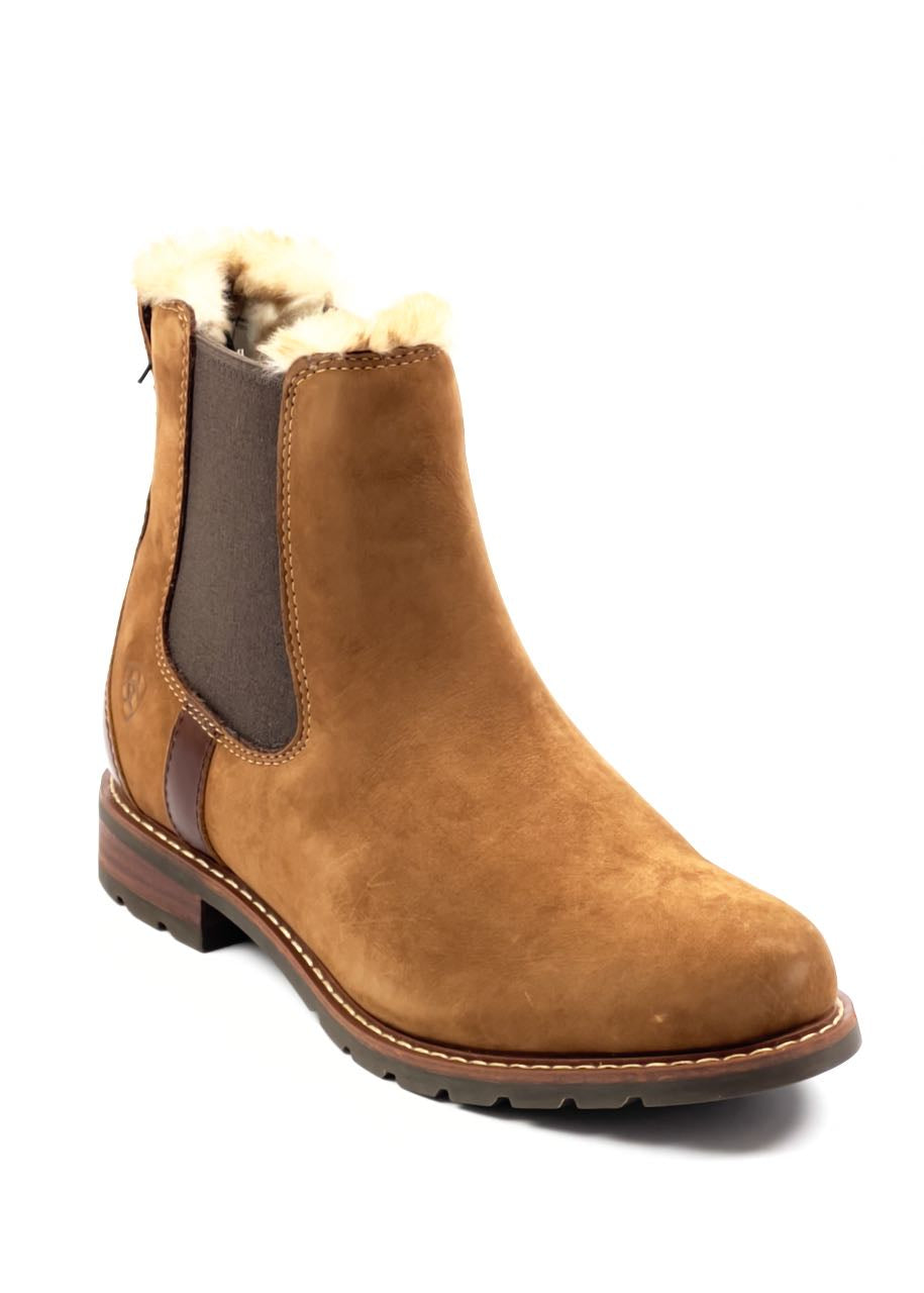 lato esterno Stivaletti Wexford Sherpa Waterproof Chelsea in Amber Brown di Ariat