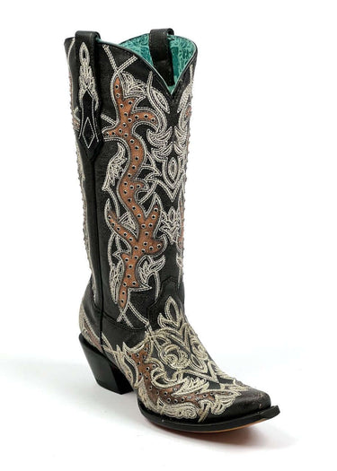 lato esterno Stivali Texani donna modello C4040 di Corral