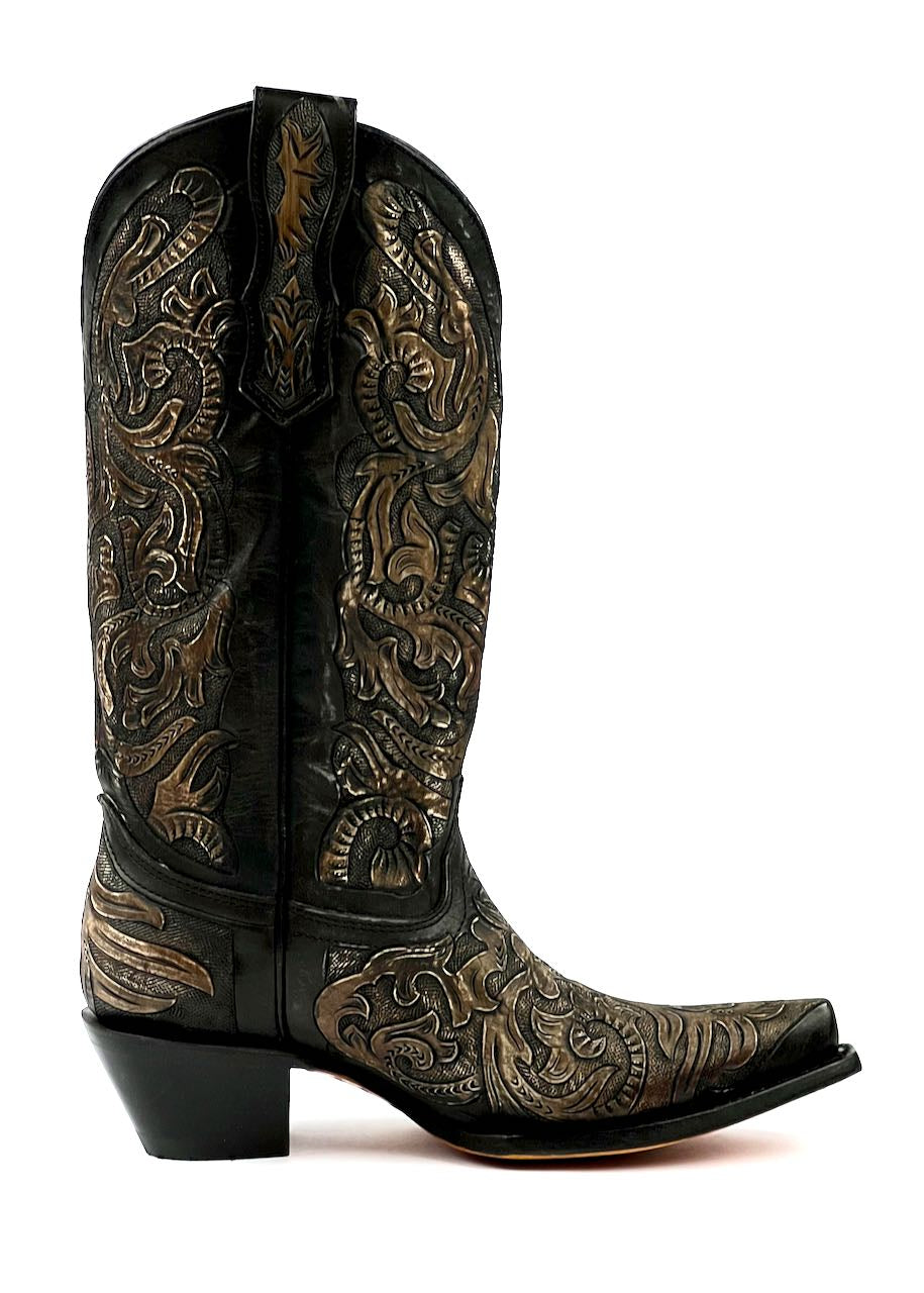 lato interno stivali texani donna modello g1471 di Corral