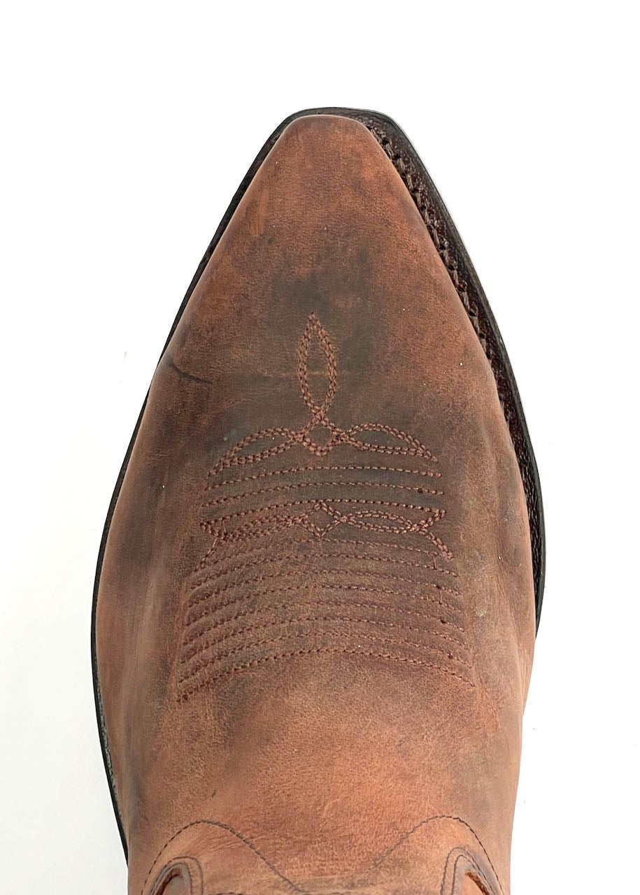 punta stivali texani uomo modello Boerne di Old West