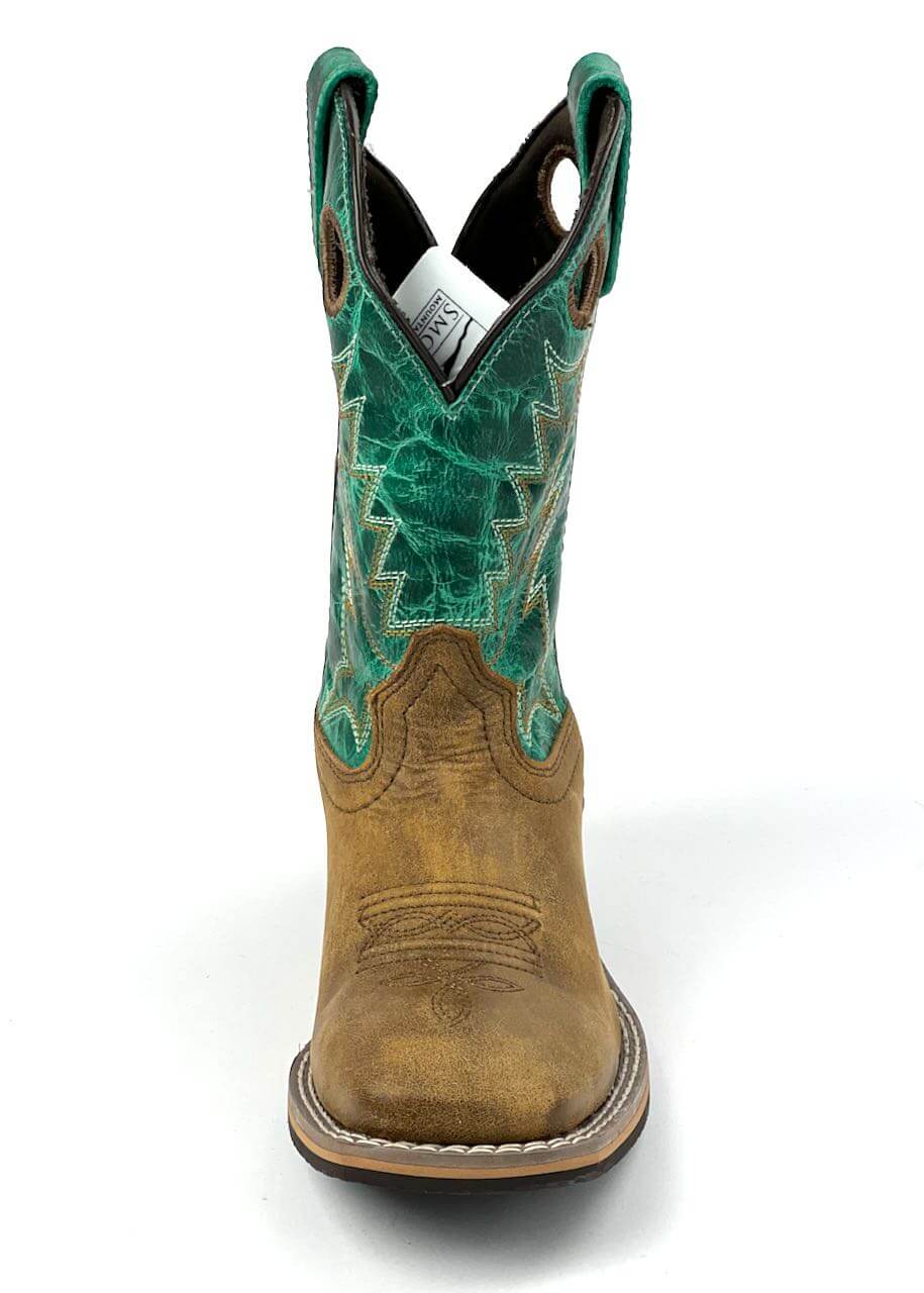 Smoky Mountain Boots Bottes de cowboy unisexes pour enfant 1624c, Noir/bleu Smoky Mountain Boots Bottes de cowboy unisexes pour enfant 1624c, Noir/bleu