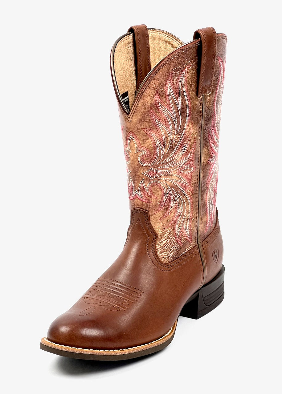 Stivali Western donna Ranahan in Sienna Suddle|Rusty Red di Ariat