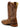dietro stivali western modello Knoxville Vintage Tan di Smoky Mountain