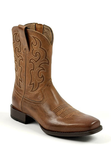 lato esterno Stivali Western Uomo Bodie Square Toe in Honey Tan by Ariat