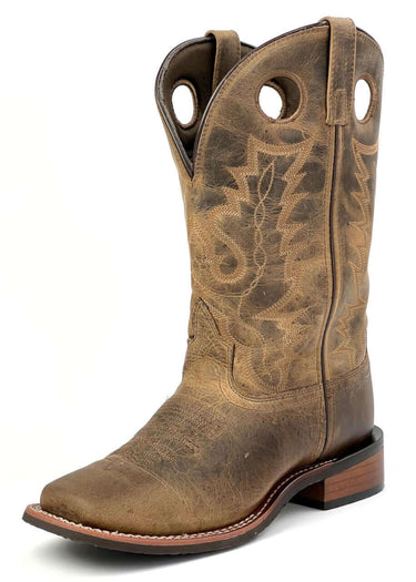 Men's Duke Brown Oil Western Boots by Smoky Mountain