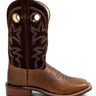 Bottes de cowboy homme silex marron foncé smoky mountain