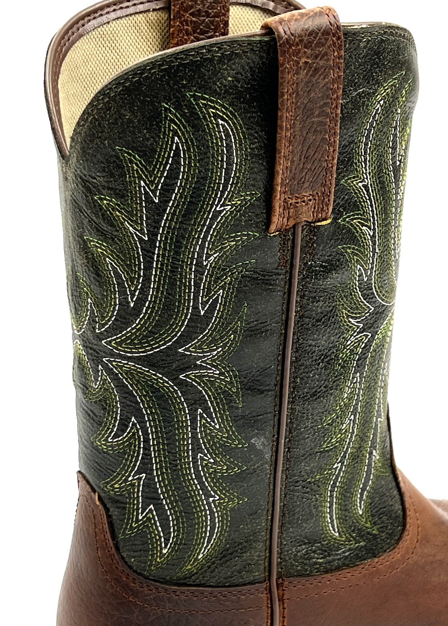 Stivali Western Uomo Ridgeback in Toffee Brown|Moss Breen