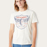 t-shirt americana white di wrangler