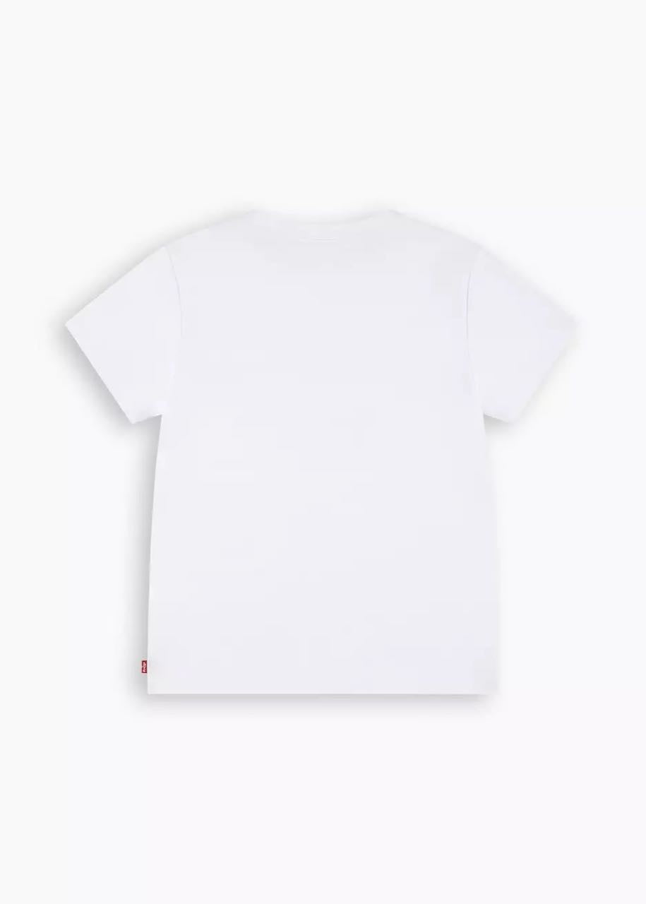 dietro T-shirt bambina Batwing Red White di Levi's