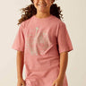 T-shirt fille Farm Scene, Dusty Rose, Ariat
