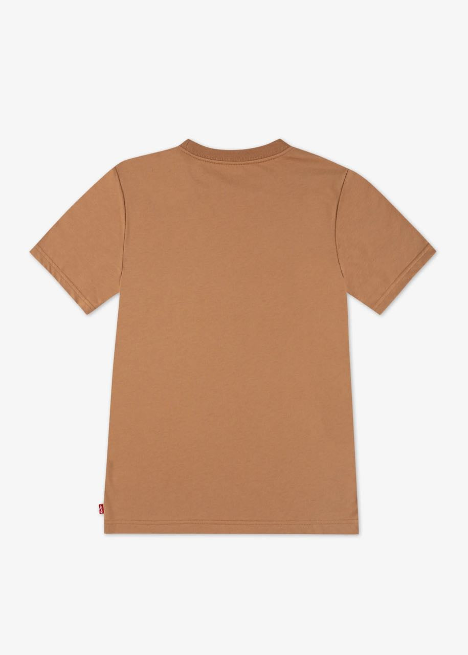 dietro T-shirt bambino Batwing Chest Hit in Rodeo Brown di Levi's
