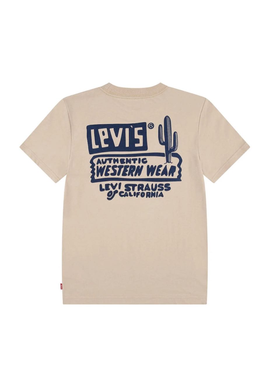 dietro T-shirt bambino Cactus Out West in Safari di Levi's