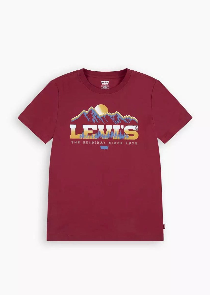 T-shirt bambino Majestic in Chili Pepper di Levi's