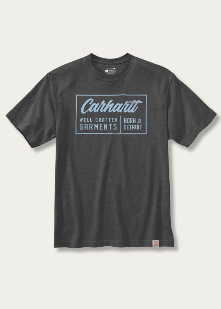 T-shirt Crafted Graphic Carbon Heather di Carhartt