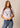 Camiseta de mujer «Bison Skull» en color lavanda de Kimes Ranch