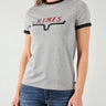 T-shirt Fast Kimes Tech pour femme en gris chiné par Kimes Ranch