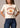T-shirt donna Lucky B Bucking in ivory by Kimes Ranch