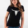 T-shirt donna Longhorn di Bandana