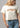 davanti T-shirt donna Lucky B Greetings in Ivory by Kimes Ranch