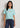 T-shirt donna Lucky B Saddle in light blue di Kimes Ranch