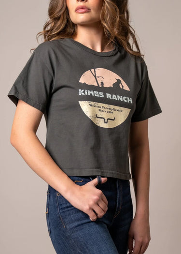 Side T-Shirt Women's Rancher in Pepper by Kimes Ranch